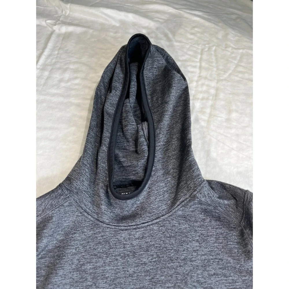 Old Navy‎ Kids Active Hoodie S (6-7) Kangaroo Pocket Go-Dry Thumb Holes Gray
